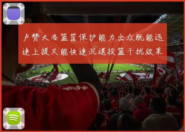 卢赞大洛篮筐保护能力出众既能迅速上提又能快速沉退投篮干扰效果显著